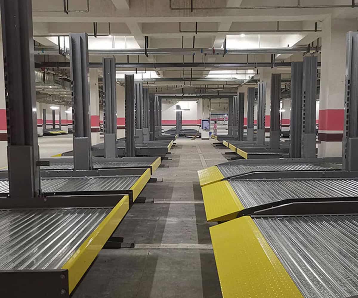 蓝山县二层升降横移停车立体车库租赁