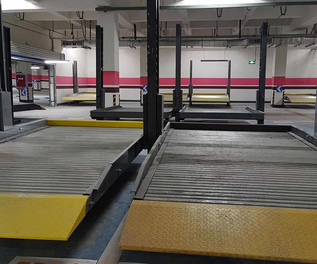 通道县2层简易升降立体车位回收