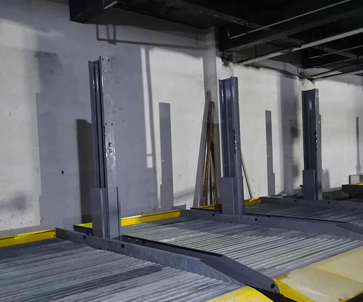 咸安区两柱机械停车库改造