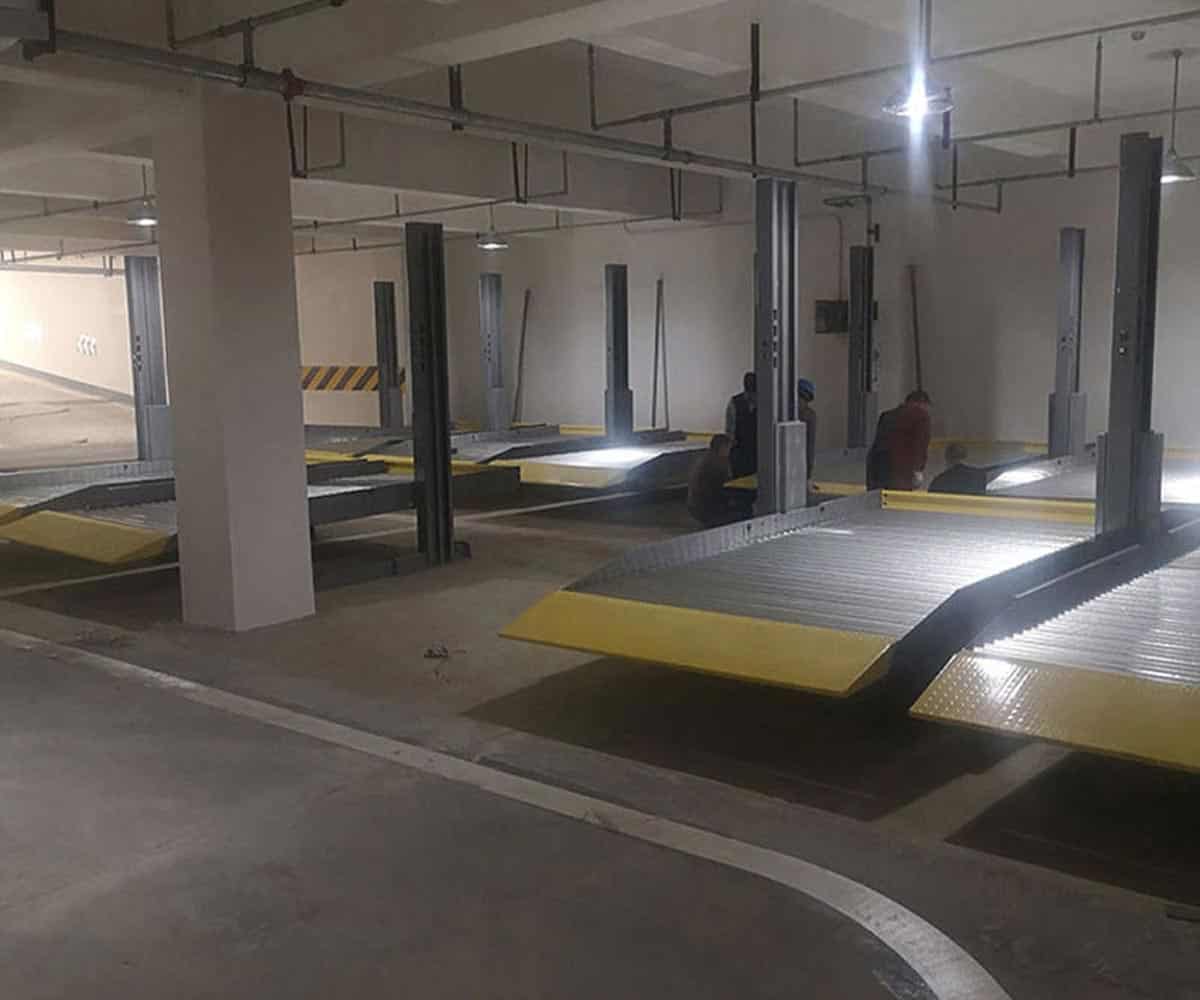 永顺县双层升降平移机械车位回收