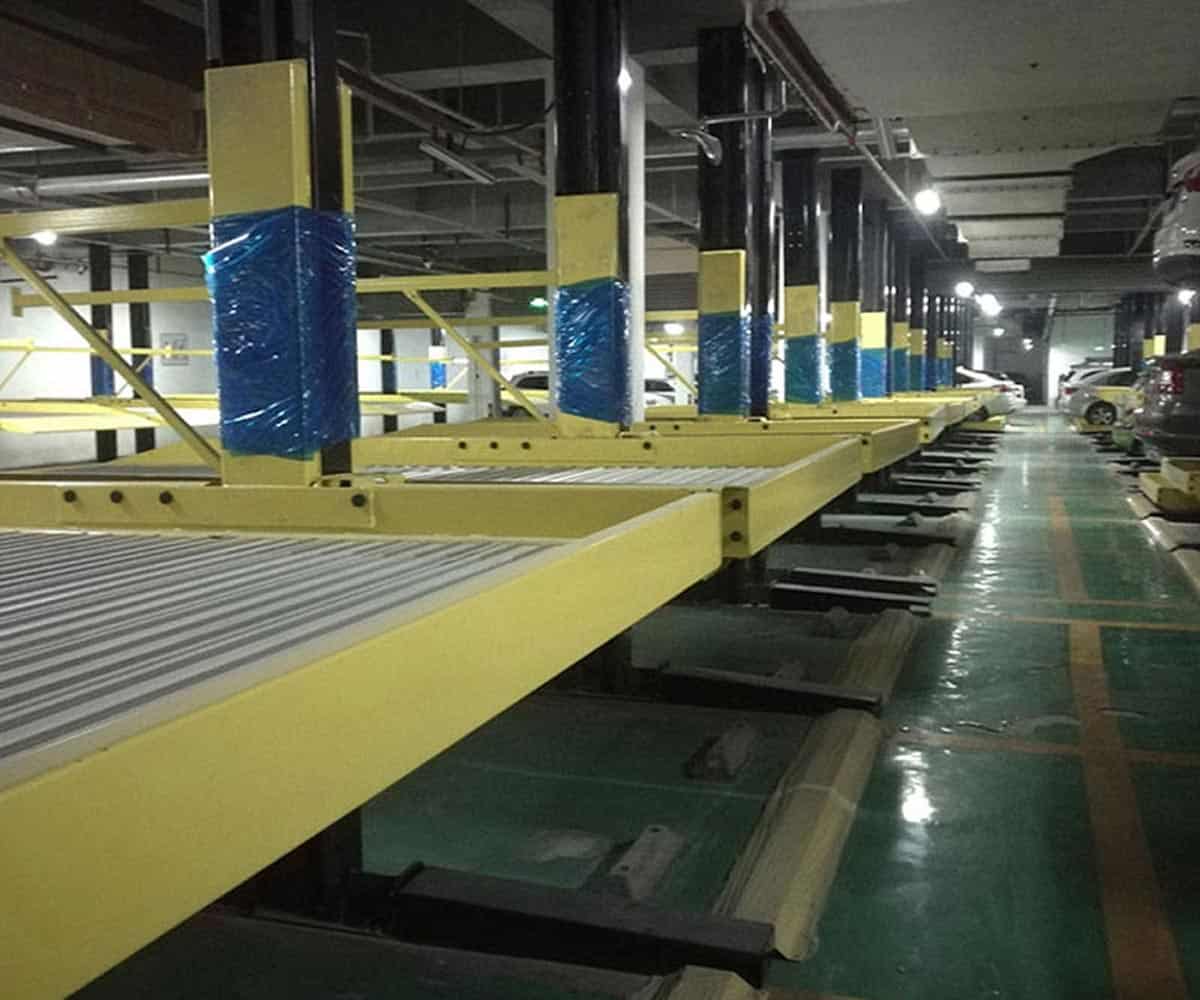 谷城县双层简易式机械式立体停车设备二手