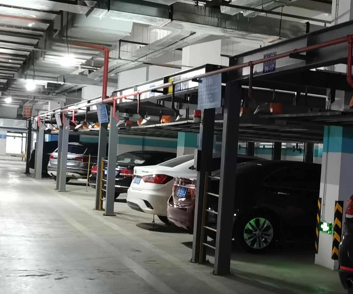 通道县地下室简易升降立体停车场改造