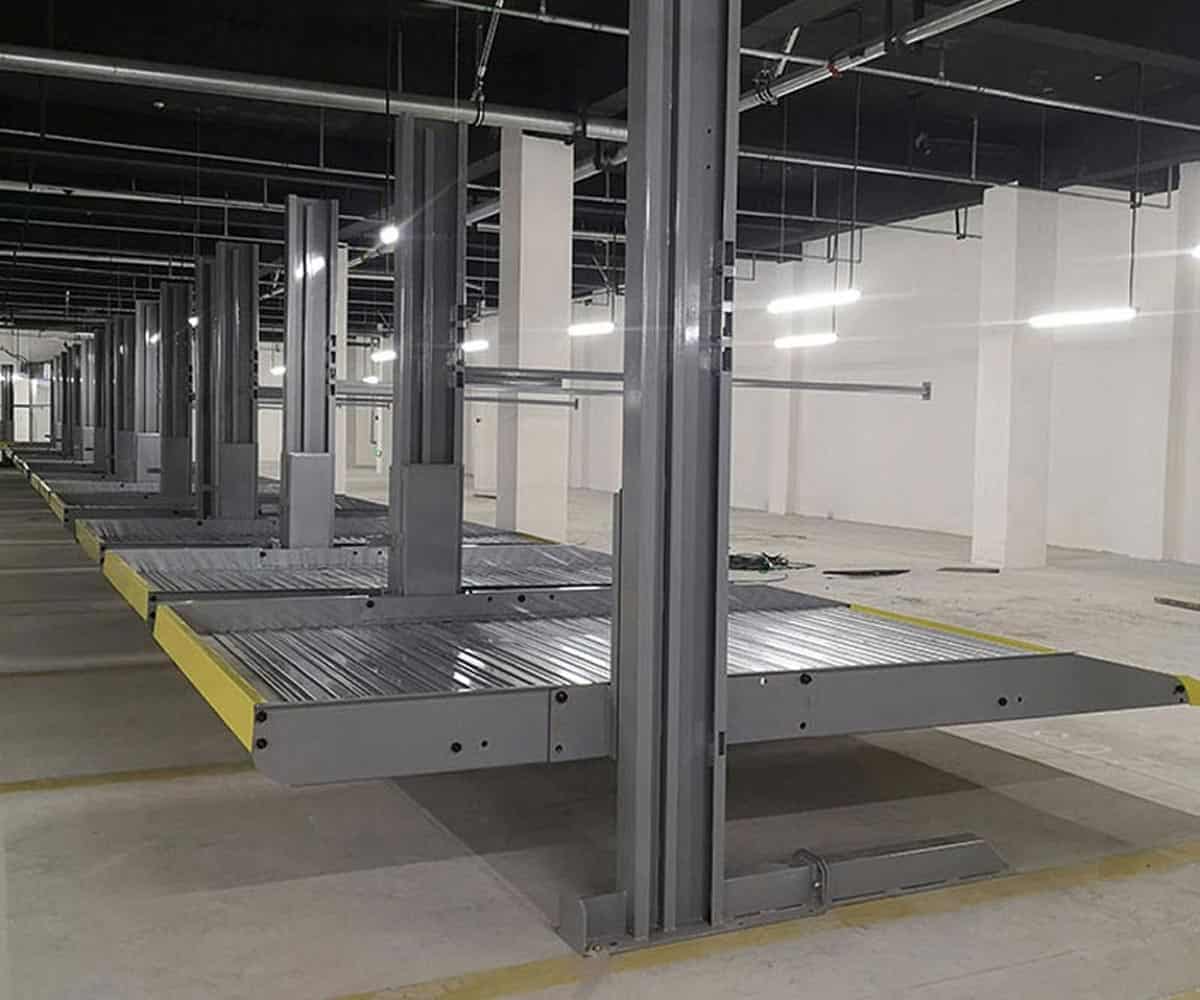 通道县两柱简易式机械式立体停车设备改造