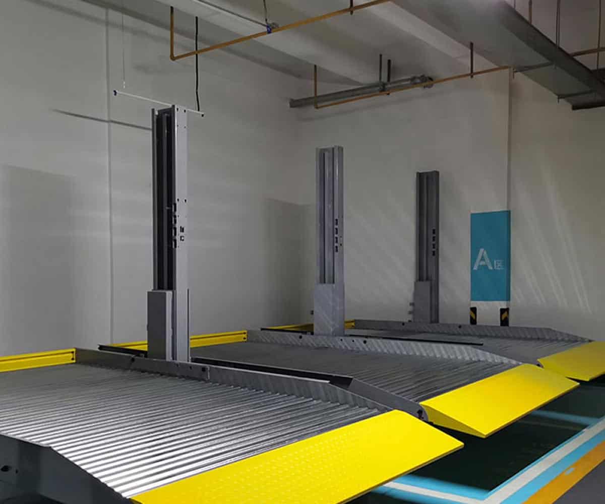 五峰县三层升降横移机械停车场拆除