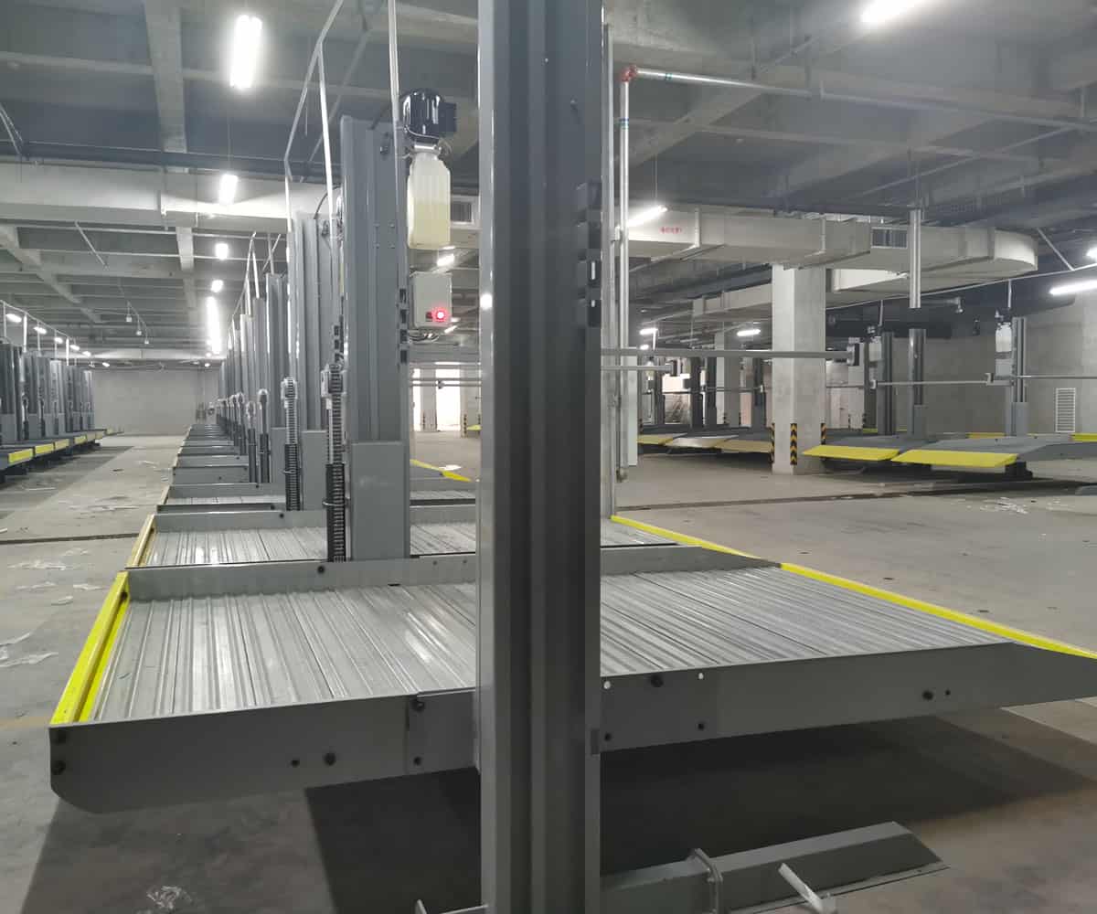 绥宁县四柱机械车位拆除