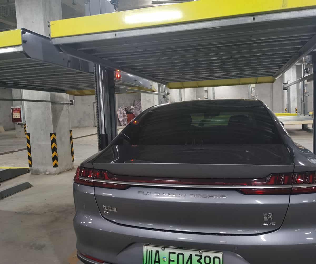 天元区二层升降式停车立体车库价格