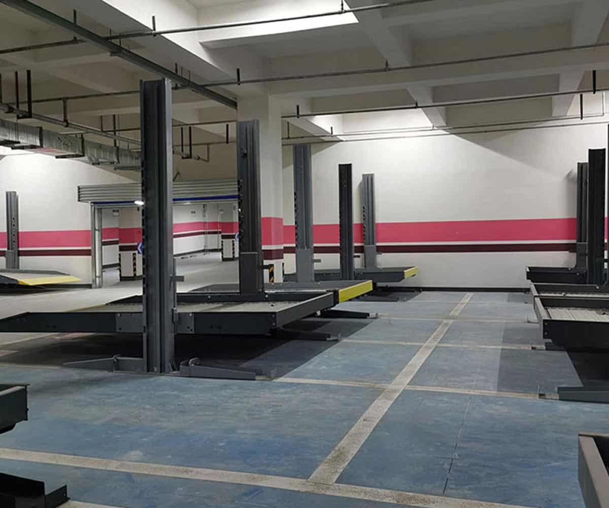 永顺县三层PSH型立体停车场回收