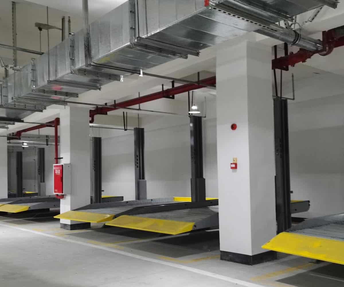 绥宁县2层立体停车位安装