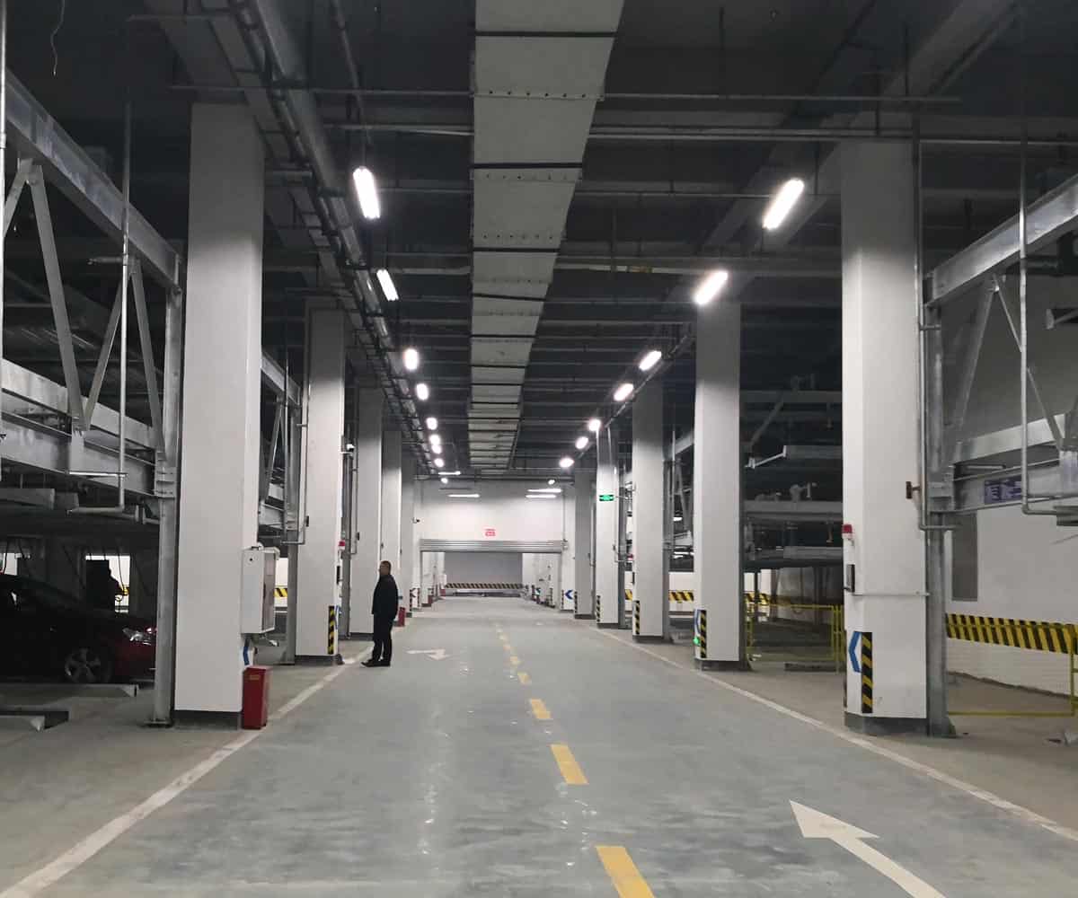 三层升降横移式机械式停车库